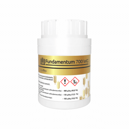 ფუნდამენტუმი აკონტროლებს ორლებლიან მცენარეებს და ერთლებლიან მცენარეს Anemanthele lessoniana-ს. რეკომენდირებულია გამოყენება მიმწებებელთან ერთდ.